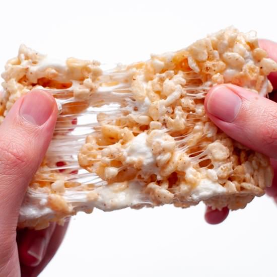 Brown Butter Rice Krispie Treats
