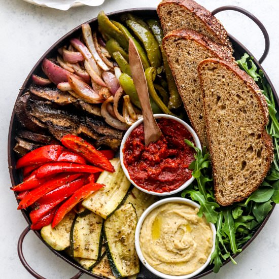Vegan Hummus & Veggie Sandwich