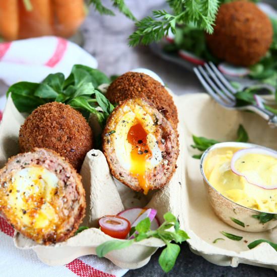 Baharat Lamb Scotch Eggs