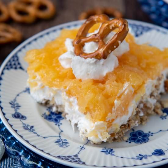 Pineapple Pretzel Salad