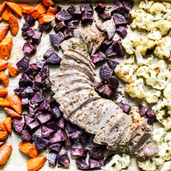 Pork Tenderloin with Veggies (AIP)