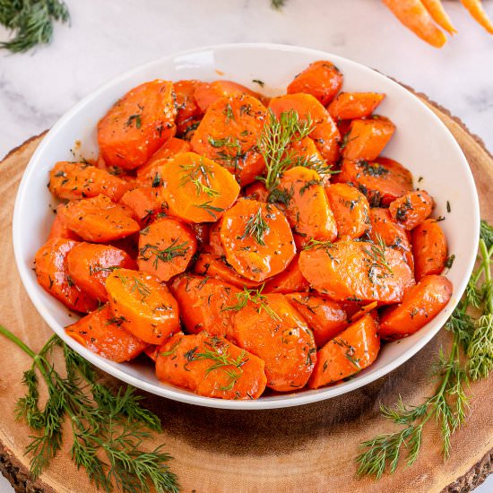 Brown Sugar Dill Carrots