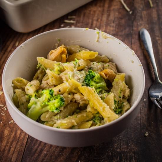Roasted Chicken Broccoli Alfredo
