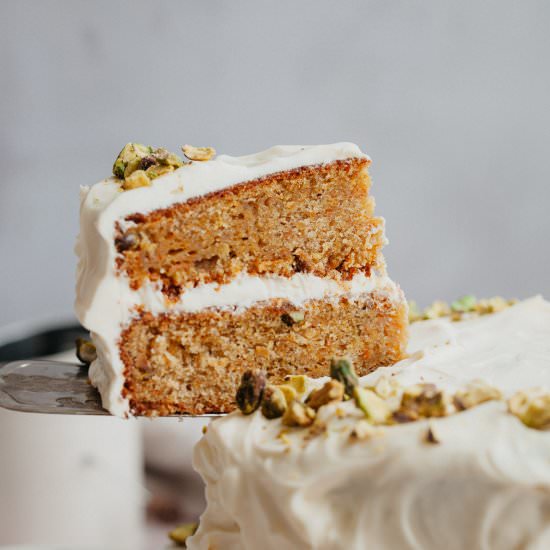 Pistachio Carrot Cake
