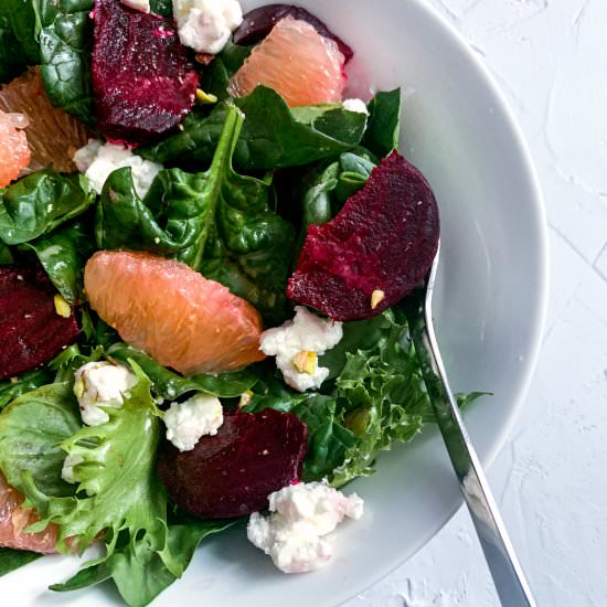 Roasted Beet and Grapefruit Salad