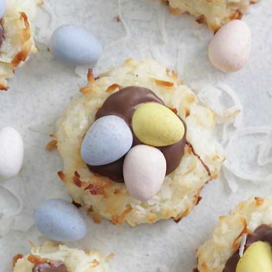 Coconut Macaroon Nests