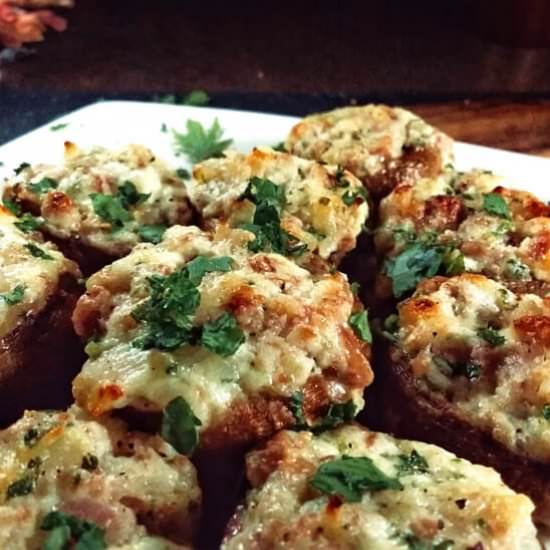 Prosciutto Stuffed Mushrooms