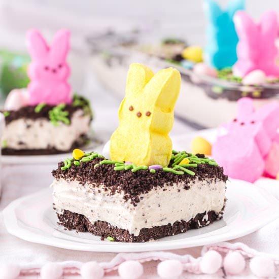 Easter Dirt Cake with Peeps