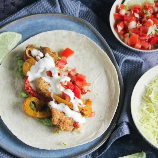 Easy Homemade Chicken Fajitas