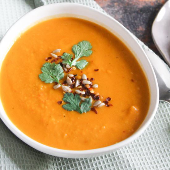 Butternut Squash and Harissa Soup