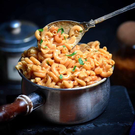 Grain-Free + Vegan Cheezy Mac