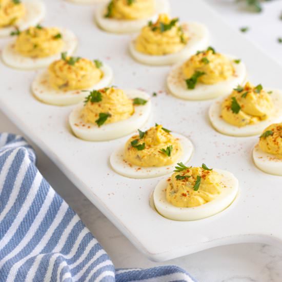 southern deviled eggs