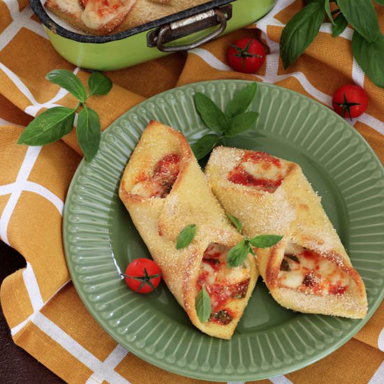 Sandwich Bread Cannoli