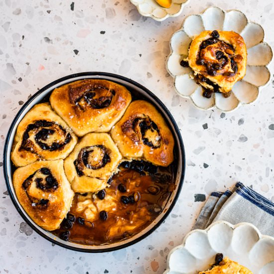 Rum & Raisin Sticky Buns