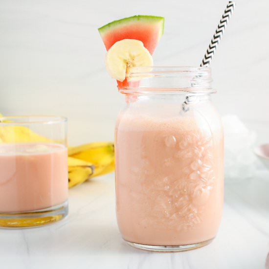Watermelon Banana Smoothie
