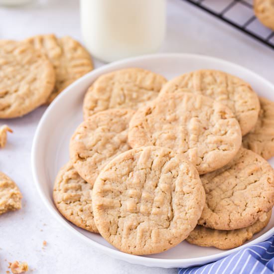 Crunchy Peanut Butter Cookies