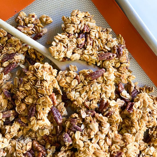 Maple Pecan Granola Clusters