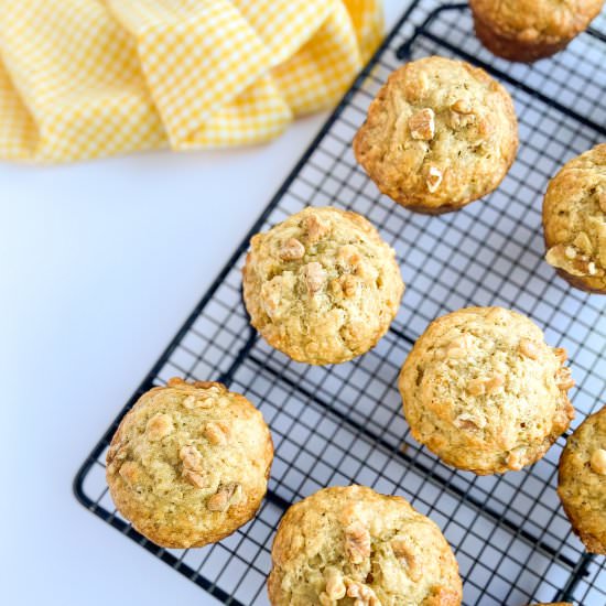 Banana Pecan Muffins
