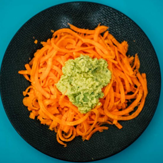 Carrot spaghetti