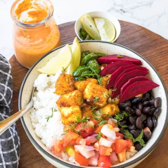 Crispy Baked Tofu Bowl