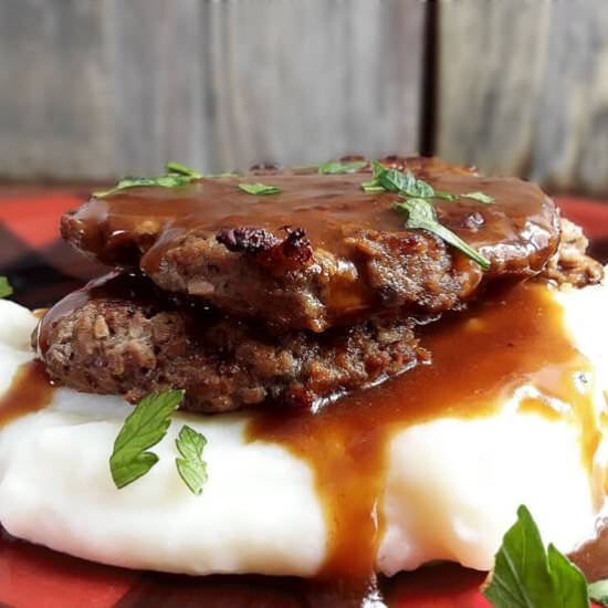 Mushroom Beef Burgers