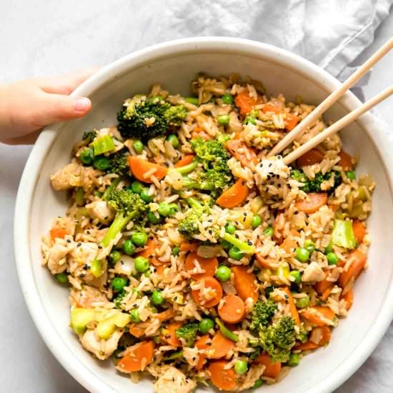 Instant Pot Chicken Fried Rice