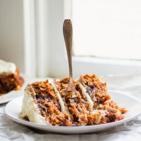 the best loaded carrot cake!