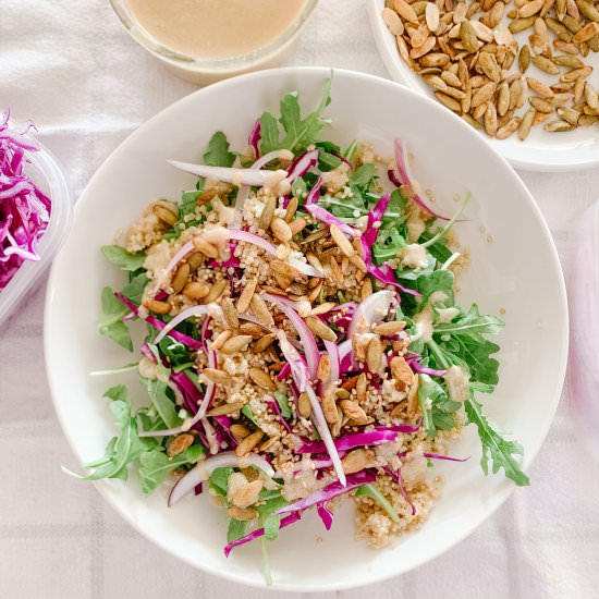 Arugula Quinoa Salad