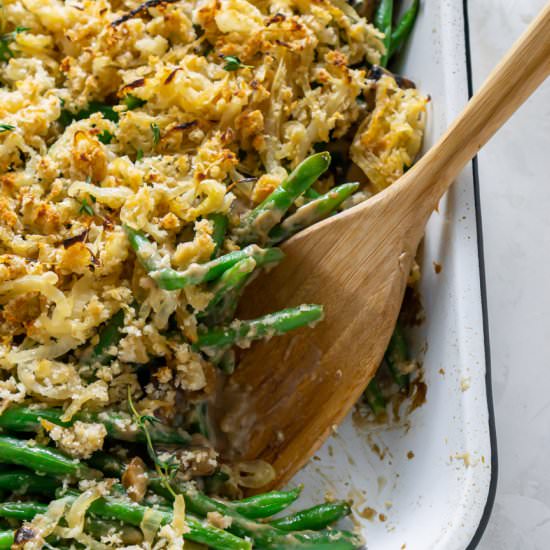 Healthy Green Bean Casserole