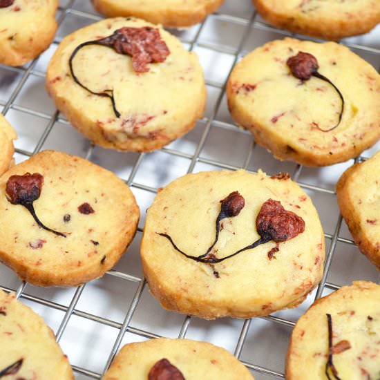 Cherry Blossom Shortbread Cookies