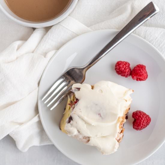 Chocolate Raspberry Sweet Rolls