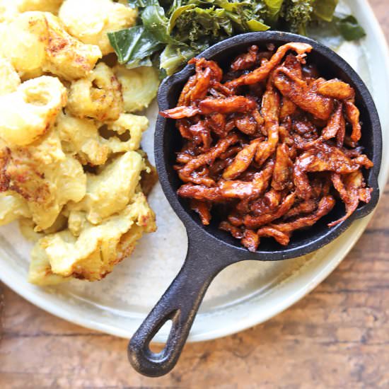 Vegan pulled pork