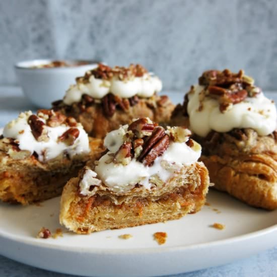 Carrot Cake Croissants