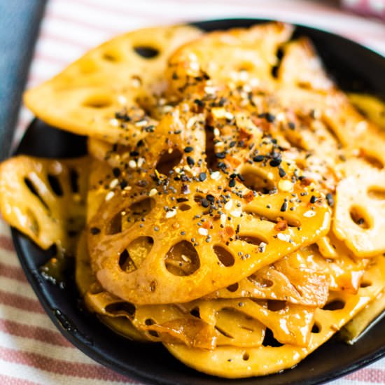 Japanese Stir-Fried Lotus Root