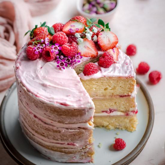Vegan Vanilla Layer Cake