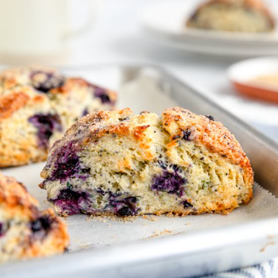 Lemon Blueberry Scones
