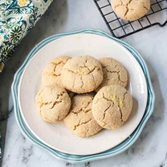 Lemon Crinkle Cookies