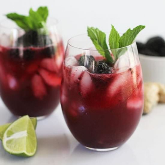 Blackberry Mint Moscow Mule