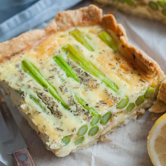 Asparagus Quiche
