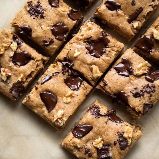 Vegan Banana Blondies