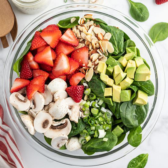 Strawberry Spinach Salad
