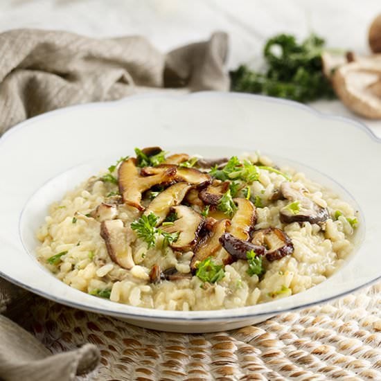 Three Mushroom Risotto