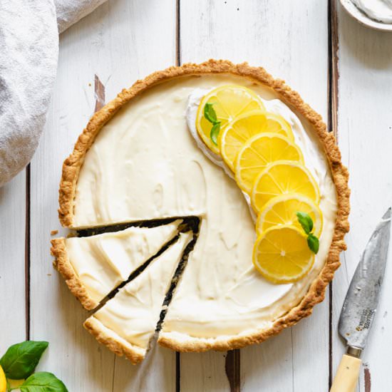 Vegan Lemon Mascarpone Tart