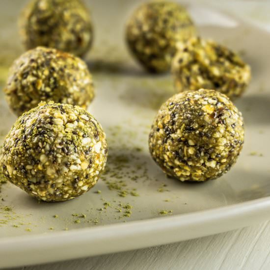 Matcha Green Tea Energy Bites
