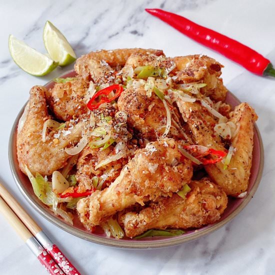 Salt and Pepper Chicken Wings