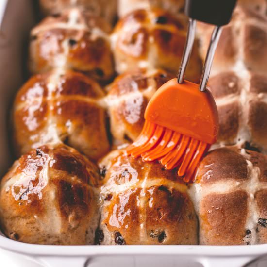 Light and Fluffy Hot Cross Buns