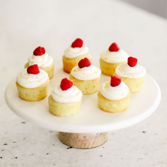 Raspberry French Vanilla Cupcakes