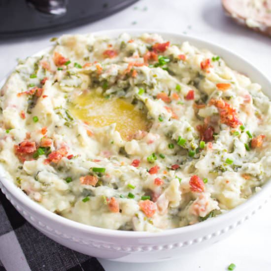 Crockpot Colcannon Potatoes