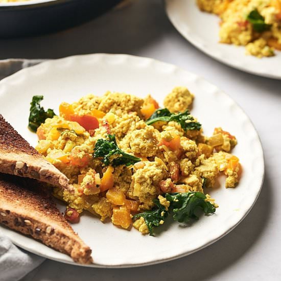 Vegan Southwestern Tofu Scramble