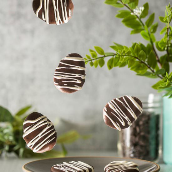 Chocolate Lavender Coconut Eggs